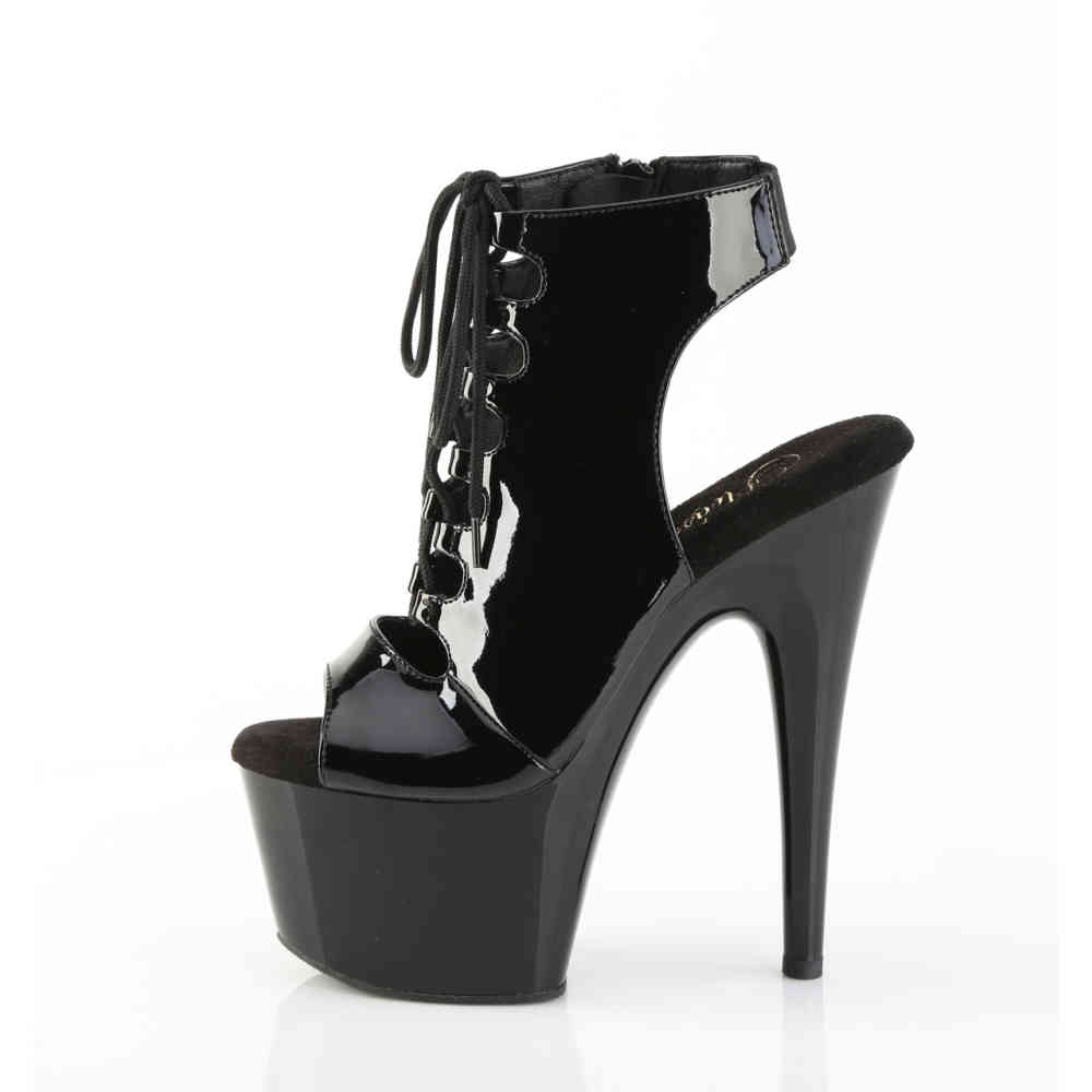 Pleaser - ADORE-700-20 Plateau Laarzen - Zwart